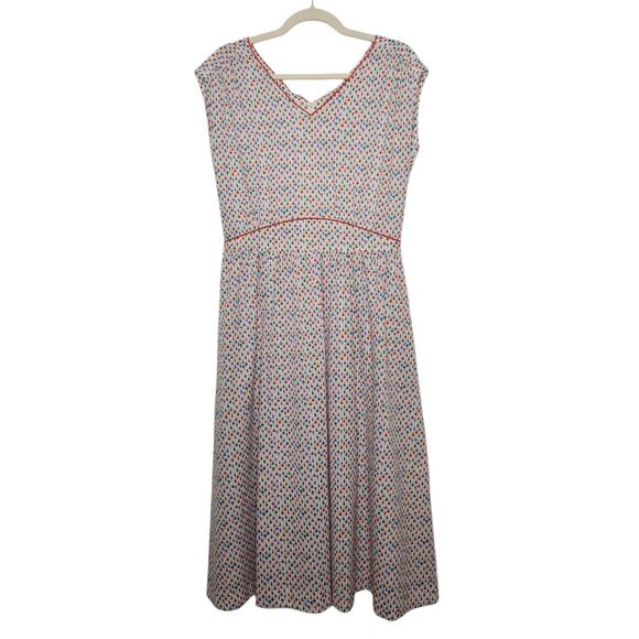 Vintage 60s 70s Popsicles Ice Cream Cones All Over Maxi Union Dress Kay Windsor - Picture 1 of 11